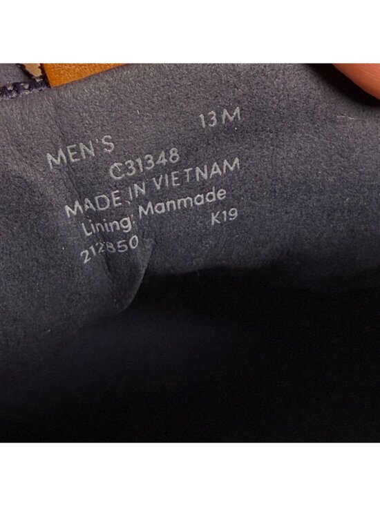 Cole Haan Grand Tour Knit Mens 13M Oxford Shoes Blue Tan Sneakers C31348 Worn 2X main image 8
